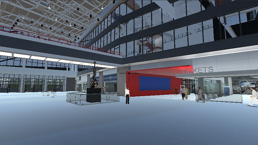 Virtual reconstruction of the United Center